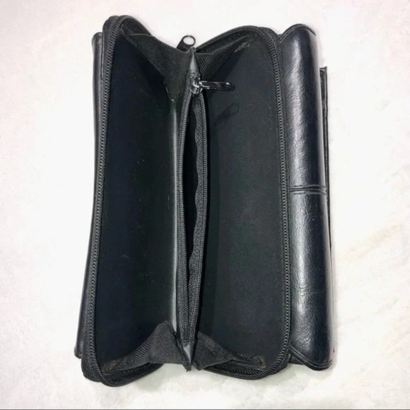 Black Faux Leather Wallet - Picture 8 of 13